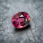 MYS01 - Malaya Garnet 3.19 ct - intense magenta color - Image 2