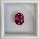 MYS01 - Malaya Garnet 3.19 ct - intense magenta color - Image 5