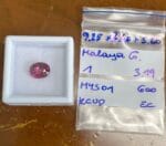 MYS01 - Malaya Garnet 3.19 ct - intense magenta color - Image 4