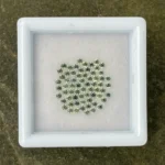 Sapphire Parcel (65 pcs) | 1.40 mm Precision-Cut Brilliant | Bluish Green | Songea, Tanzania | No Heat