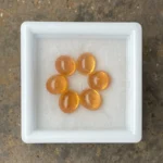 Mandarin Garnet Parcel 6.56 ct | Oval Cabochon | Fanta Orange | Iseyin, Nigeria - Image 2