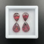 Rhodolite Garnet Parcel 17.15 ct | Pear Shape | Violet Red | Umba Valley, Tanzania - Image 2