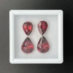 Rhodolite Garnet Parcel 17.15 ct | Pear Shape | Violet Red | Umba Valley, Tanzania - Image 3