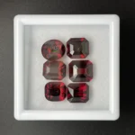 Umbalite (Rhodolite Garnet) Parcel 24.98 ct | Various cut | Merlot Red | Umba Valley, Tanzania