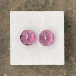 Umbalite (Rhodolite Garnet) Pair  4.92 ct | Round |  Mauve Pink | Umba Valley, Tanzania - Image 3