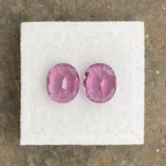 Umbalite (Rhodolite Garnet) Pair 5.26 ct | Oval | Violet Pink | Umba Valley, Tanzania - Image 3