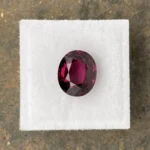 Rhodolite Garnet 5.55 ct | Oval | Purple Red | Umba Valley, Tanzania