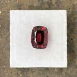 Rhodolite Garnet 4.79 ct  | Cushion | Cinnabar Red | Umba Valley, Tanzania