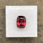 Rhodolite Garnet 4.79 ct  | Cushion | Cinnabar Red | Umba Valley, Tanzania - Image 2