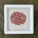 Sapphire Parcel (59 pcs) | 1.70 mm Precision-Cut Brilliant | Golden-Rosé Color | Songea, Tanzania