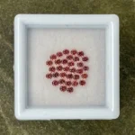 Sapphire Parcel (32 pcs) | 1.90 mm Precision-Cut Brilliant | Golden-Rosé Color | Songea, Tanzania