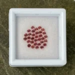 Sapphire Parcel (32 pcs) | 1.90 mm Precision-Cut Brilliant | Golden-Rosé Color | Songea, Tanzania - Image 2