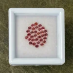 Sapphire Parcel (32 pcs) | 1.90 mm Precision-Cut Brilliant | Golden-Rosé Color | Songea, Tanzania - Image 2