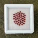 Sapphire Parcel (39 pcs) | 2.00 mm Precision-Cut Brilliant | Golden-Rosé Color | Songea, Tanzania - Image 2