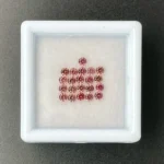 Sapphire Parcel (21 pcs) | 2.10 mm Precision-Cut Brilliant | Golden-Rosé Color | Songea, Tanzania