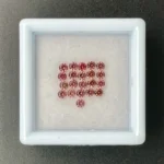 Sapphire Parcel (21 pcs) | 2.10 mm Precision-Cut Brilliant | Golden-Rosé Color | Songea, Tanzania - Image 2