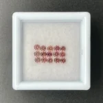 Sapphire Parcel (15 pcs) | 2.30 mm Precision-Cut Brilliant | Golden-Rosé Color | Songea, Tanzania