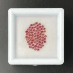 Sapphire Parcel (65 pcs) | 1.40 mm Precision-Cut Brilliant | Pinkish Orange | Songea, Tanzania