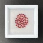 Sapphire Parcel (45 pcs) | 1.60 mm Precision-Cut Brilliant | Pinkish Orange | Songea, Tanzania