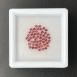 Sapphire Parcel (52 pcs) | 1.50 mm Precision-Cut Brilliant | Pinkish Orange | Songea, Tanzania