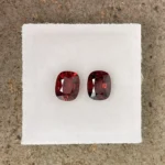 Spinel Pair 2.03 ct | Cushion | Maroon Red | Mogok, Burma (Myanmar) - Image 3