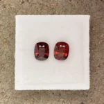 Spinel Pair 2.03 ct | Cushion | Maroon Red | Mogok, Burma (Myanmar) - Image 2