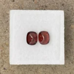 Spinel Pair 2.03 ct | Cushion | Maroon Red | Mogok, Burma (Myanmar) - Image 4