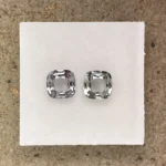 Spinel Companion Pair 2.09 ct | Cushion | Light Grey | Mogok, Burma (Myanmar) - Image 3