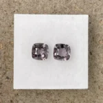 Spinel Pair 2.23 ct | Cushion | Greyish Violet | Mogok, Burma (Myanmar) - Image 2