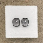 Spinel Pair 2.82 ct | Cushion |  Smoke Grey  | Mogok, Burma (Myanmar) - Image 3