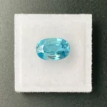Zircon  4.56 ct | Long Oval | Sky Blue | Ratanakiri, Cambodia - Image 2
