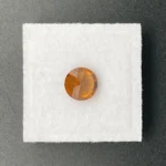 Zircon 2.35 ct | Round Brilliant | Brownish Orange | Tunduru, Tanzania - Image 3