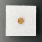 Zircon 1.01 ct | Round Brilliant | Brownish Orange | Tunduru, Tanzania - Image 3