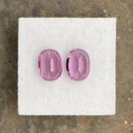 Umbalite (Rhodolite Garnet) Pair 4.82 ct | Oval | Violet Pink | Umba Valley, Tanzania - Image 3