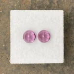 Umbalite (Rhodolite Garnet) Pair 2.72 ct |  Round | Mauve Violet | Umba Valley, Tanzania - Image 3