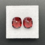 Rhodolite Garnet Pair 7.35 ct | Oval | Orange Pink | Umba Valley, Tanzania - Image 3
