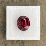 Rhodolite Garnet 7.52 ct | Oval | Burgundy Red | Umba Valley, Tanzania
