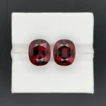 Spessartine Garnet Pair 11.21 ct  | Oval | Oxblood Red | Iseyin, Nigeria