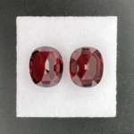 Spessartine Garnet Pair 11.21 ct  | Oval | Oxblood Red | Iseyin, Nigeria - Image 3