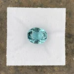 Indicolite 2.72 ct | Oval | Slightly Greenish Blue | Kunar, Afghanistan - Image 4