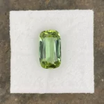 Tourmaline  3.70 ct | Emerald Cut | Lime Green | Rubaya, Congo