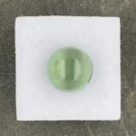 Tourmaline Cabochon 7.19 ct | 12 mm Round | Mint Green | Minas Gerais, Brazil
