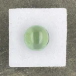 Tourmaline Cabochon 7.19 ct | 12 mm Round | Mint Green | Minas Gerais, Brazil - Image 2