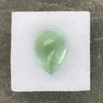 Tourmaline Cabochon 9.65 ct | 16 x 12 mm Pear Shape | Mint Green | Mavuco, Mozambique - Image 2