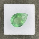 Tourmaline Cabochon 9.65 ct | 16 x 12 mm Pear Shape | Mint Green | Mavuco, Mozambique - Image 3