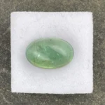 Tourmaline Cabochon 8.95 ct | Oval | Leaf Green | Mavuco, Mozambique