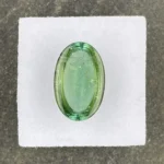 Tourmaline Cabochon 8.95 ct | Oval | Leaf Green | Mavuco, Mozambique - Image 3