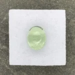 Tourmaline Cabochon 4.72 ct | Oval | Yellow Green | Mavuco, Mozambique