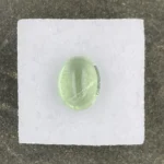 Tourmaline Cabochon 4.72 ct | Oval | Yellow Green | Mavuco, Mozambique - Image 2