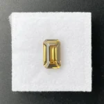 Zircon 3.13 ct | Emerald Cut |  Straw Yellow | Ratnapura, Sri Lanka - Image 2